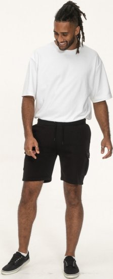 D555 Wigan 2 Elasticated Waist Fleece Cargo Shorts Black - Joggingbroeken & shorts - Joggingbroeken & Shorts Heren Grote Maten