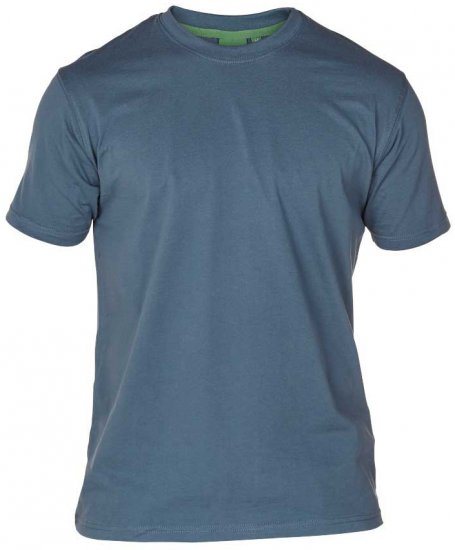 D555 Flyers Crew Neck T-shirt Teal - T-shirts - Grote Maten T-shirts Heren