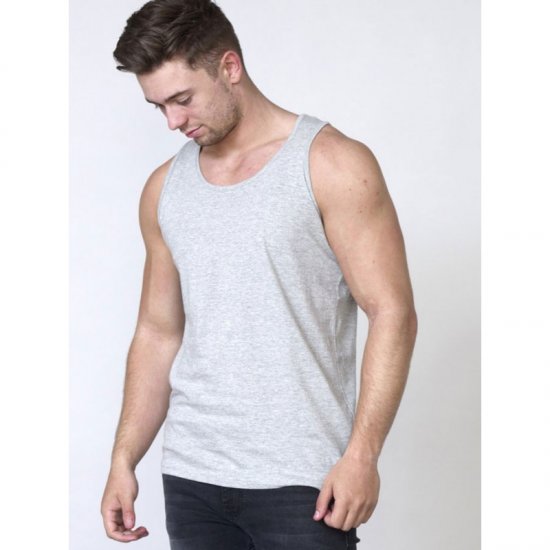 D555 Fabio Tanktop Grey - T-shirts - Grote Maten T-shirts Heren