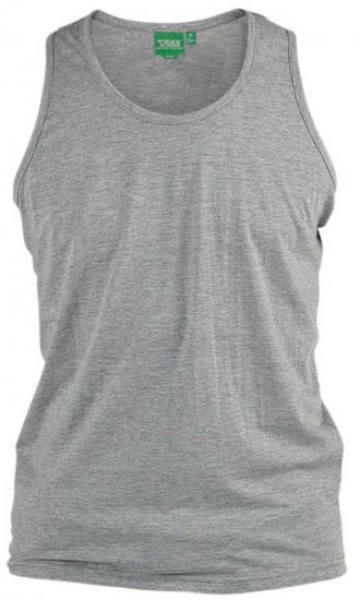 D555 Fabio Tanktop Grey - T-shirts - Grote Maten T-shirts Heren
