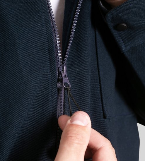 D555 Cleveley Long Sleeve Heavy Shacket Overshirt Navy - Overhemden - Overhemden Grote Maten Heren