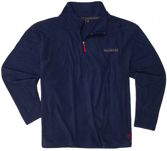 Adamo Vancouver Fleece Sweater Navy - Sportkleding & outdoor - Grote Maten Sportkleding Heren