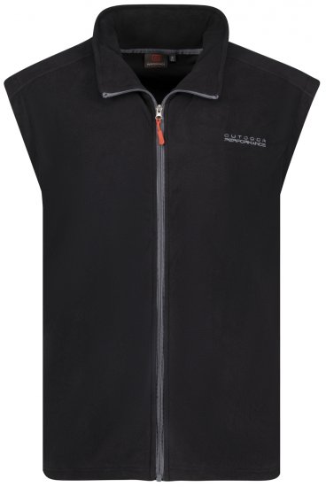 Adamo Montreal Fleece Vest Black - Sportkleding & outdoor - Grote Maten Sportkleding Heren