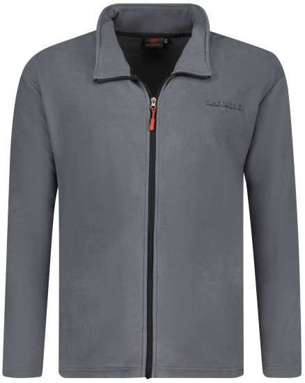 Adamo Toronto Fleece Jacket Grey - Sportkleding & outdoor - Grote Maten Sportkleding Heren