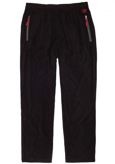 Adamo Ottawa Fleece Pants Black - Sportkleding & outdoor - Grote Maten Sportkleding Heren