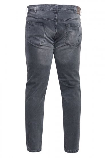 D555 Benson Tapered Fit Stretch Jeans Stonewash - Jeans & broeken - Jeans & Broeken Grote Maten Heren