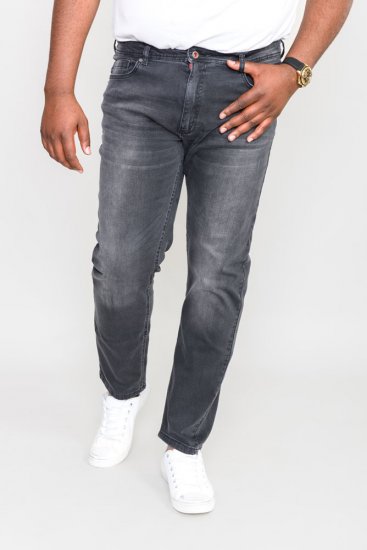 D555 Benson Tapered Fit Stretch Jeans Stonewash - Jeans & broeken - Jeans & Broeken Grote Maten Heren