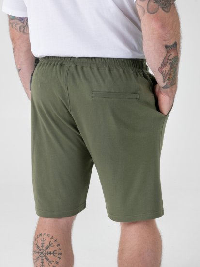 D555 Mitchell 1 Stretch Shorts met Elastische Taille Khaki - Joggingbroeken & shorts - Joggingbroeken & Shorts Heren Grote Maten