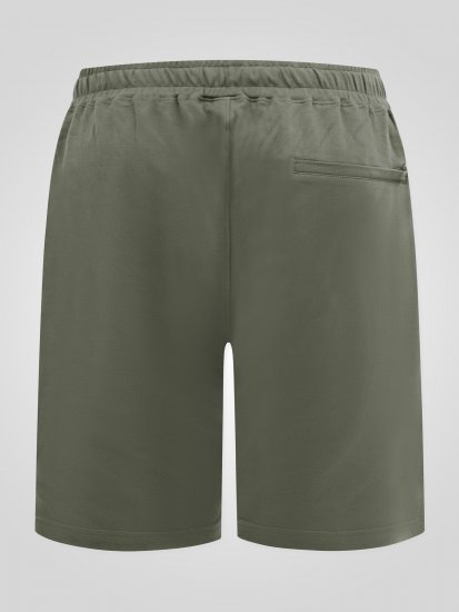 D555 Mitchell 1 Stretch Shorts met Elastische Taille Khaki - Joggingbroeken & shorts - Joggingbroeken & Shorts Heren Grote Maten