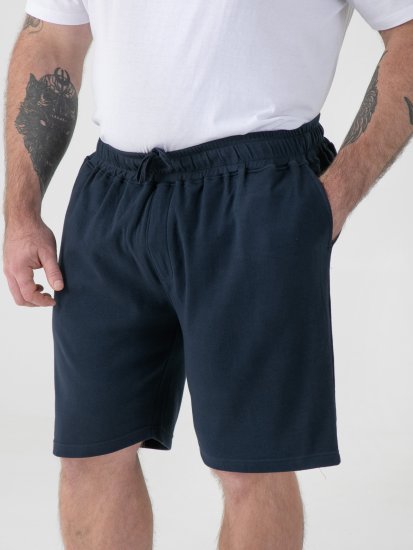 D555 Mitchell 2 Stretch Shorts met Elastische Taille Marineblauw - Joggingbroeken & shorts - Joggingbroeken & Shorts Heren Grote Maten