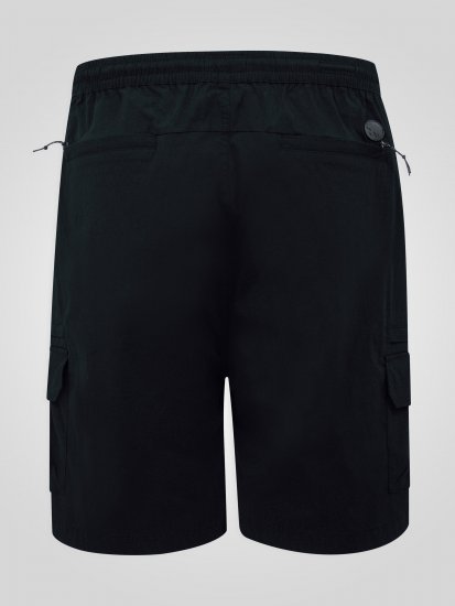 D555 Thomas Stretch Shorts met Elastische Taille Zwart - Korte broeken - Grote Maten Korte Broeken Heren