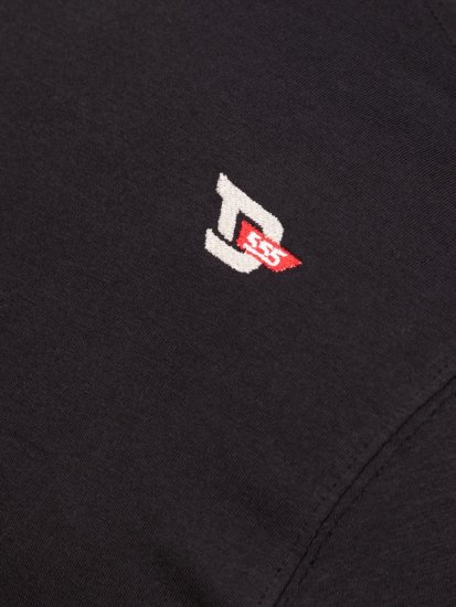 D555 Perkins Bedrukt T-shirt Zwart - T-shirts - Grote Maten T-shirts Heren