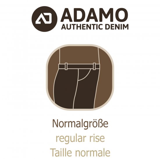 Adamo 5-Pocket Regular Rise Jeans Dark Navy - Jeans & broeken - Jeans & Broeken Grote Maten Heren