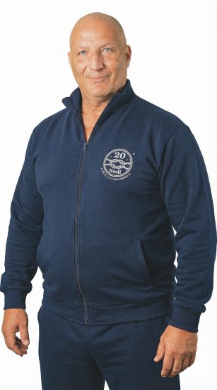20 Nodi Grecale Gym Jacket Navy - Sweaters & hoodies - Sweaters & Hoodies Grote Maten Heren