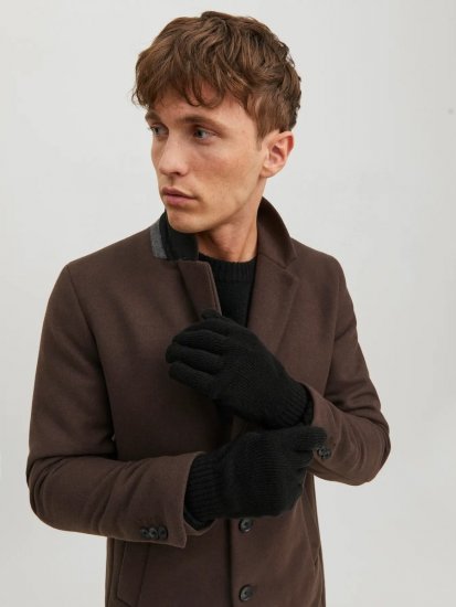 Jack & Jones Barry Gebreide handschoenen Zwart - Handschoenen - 