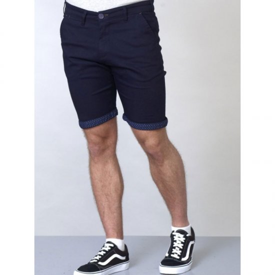 D555 Luke Stretch Shorts Navy - Korte broeken - Grote Maten Korte Broeken Heren