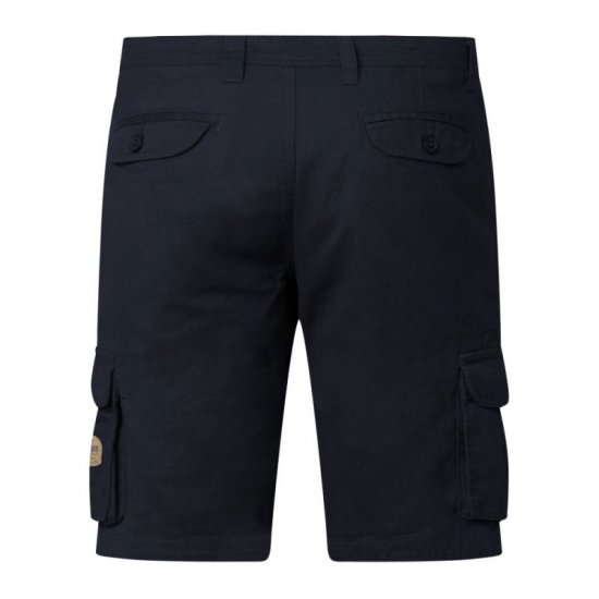 D555 Larry Cargo Shorts Navy - Korte broeken - Grote Maten Korte Broeken Heren