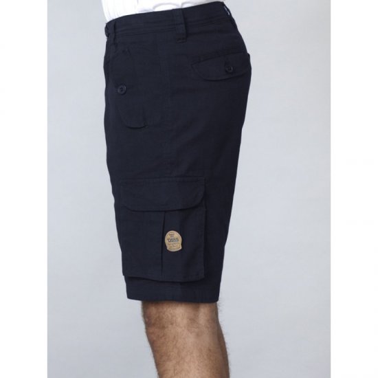 D555 Larry Cargo Shorts Navy - Korte broeken - Grote Maten Korte Broeken Heren
