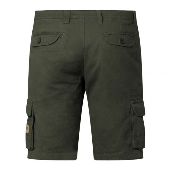 D555 Larry Cargo Shorts Khaki - Korte broeken - Grote Maten Korte Broeken Heren