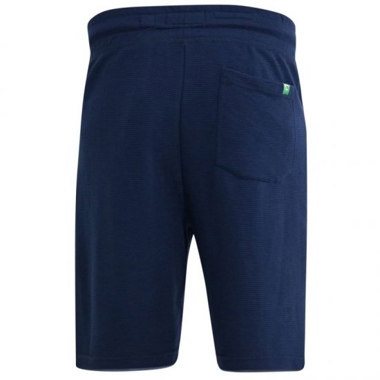 D555 Jackie Ribbed Jersey Shorts Navy - Joggingbroeken & shorts - Joggingbroeken & Shorts Heren Grote Maten