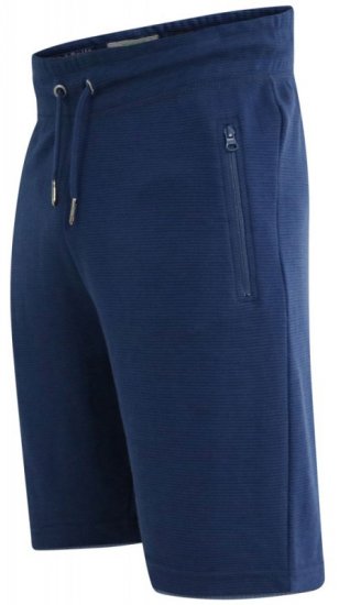 D555 Jackie Ribbed Jersey Shorts Navy - Joggingbroeken & shorts - Joggingbroeken & Shorts Heren Grote Maten