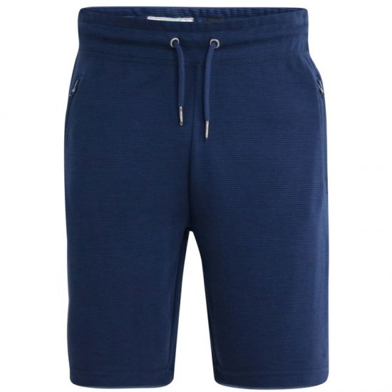 D555 Jackie Ribbed Jersey Shorts Navy - Joggingbroeken & shorts - Joggingbroeken & Shorts Heren Grote Maten