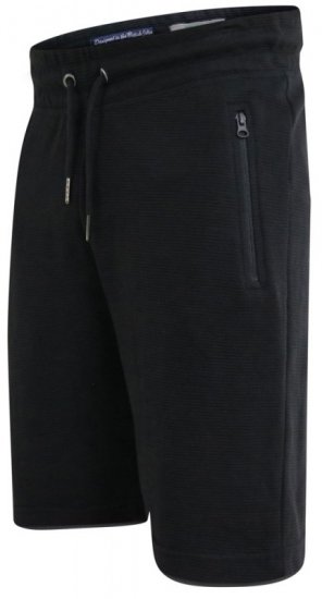 D555 Jackie Ribbed Jersey Shorts Black - Joggingbroeken & shorts - Joggingbroeken & Shorts Heren Grote Maten