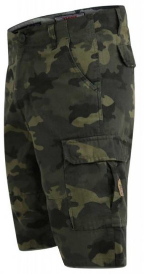 D555 Marty Camo Shorts Green - Korte broeken - Grote Maten Korte Broeken Heren