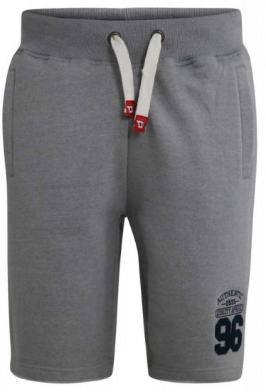 D555 Lindon Jersey Shorts Grey - Joggingbroeken & shorts - Joggingbroeken & Shorts Heren Grote Maten
