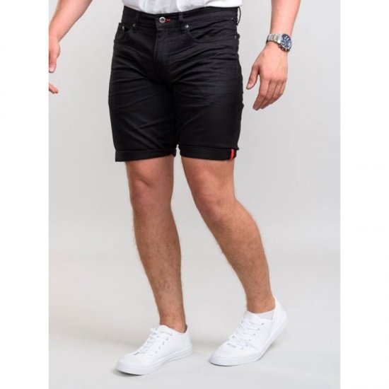 D555 Gilbert Stretch Shorts Black - Korte broeken - Grote Maten Korte Broeken Heren