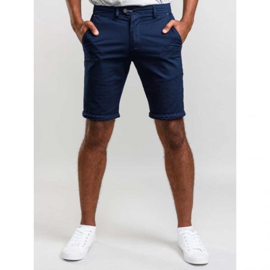 D555 Lopez Stretch Shorts Navy - Korte broeken - Grote Maten Korte Broeken Heren