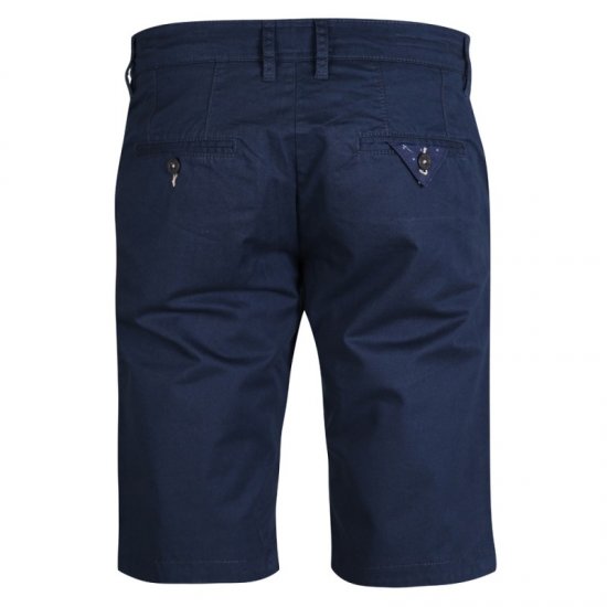 D555 Lopez Stretch Shorts Navy - Korte broeken - Grote Maten Korte Broeken Heren