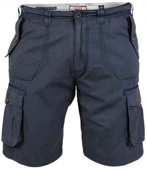 D555 Invicta Cotton Cargo Shorts - Korte broeken - Grote Maten Korte Broeken Heren