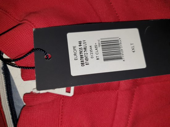 Tommy Hilfiger Kent Zip Thru Sweatshirt Red - Motleys gekke apriluitverkoop - 
