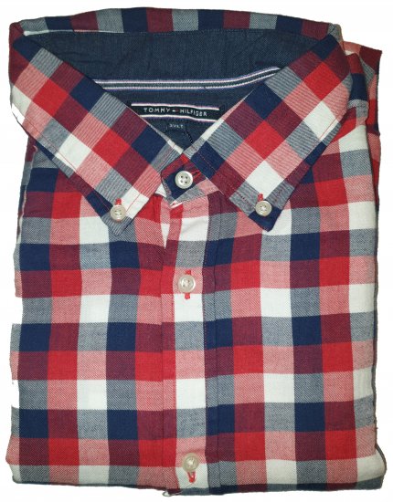 Tommy Hilfiger Red Check Long Sleeve Shirt - Motleys gekke apriluitverkoop - 