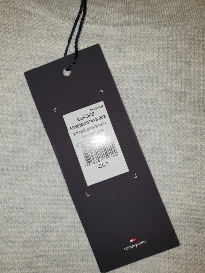 Tommy Hilfiger Sweater Light Grey - Motleys gekke apriluitverkoop - 