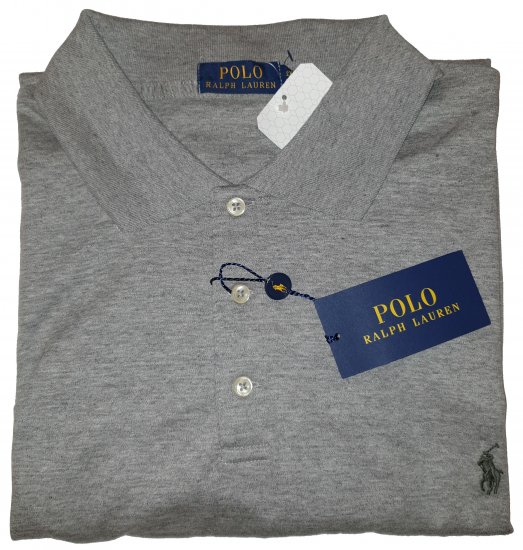 Ralph Lauren TC7E Polo Grey - Motleys gekke apriluitverkoop - 