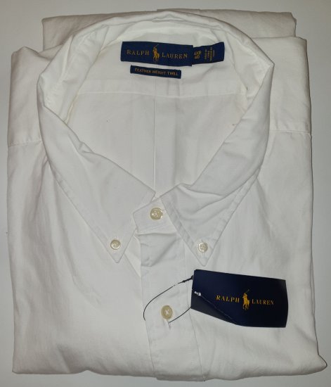 Polo Ralph Lauren Classics White Shirt - Motleys gekke apriluitverkoop - 