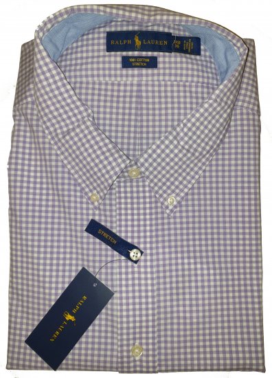 Polo Ralph Lauren 5002 Classic Shirt Purple - Motleys gekke apriluitverkoop - 