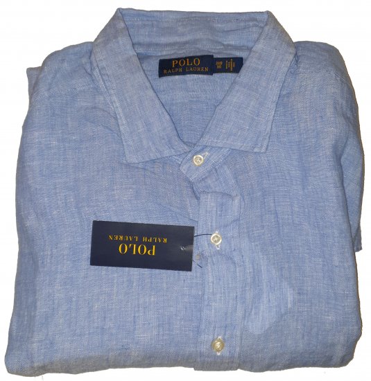Polo Ralph Lauren 8003 Long Sleeve Shirt Blue - Motleys gekke apriluitverkoop - 