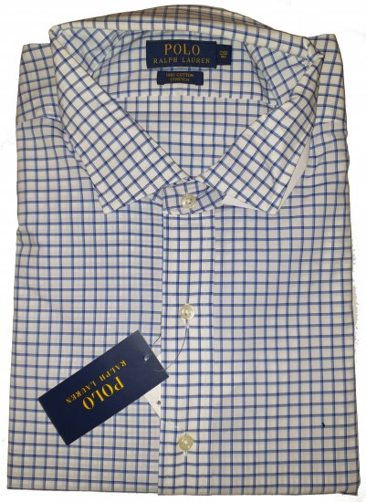 Polo Ralph Lauren TC7C White/Blue Multicolored Shirt - Motleys gekke apriluitverkoop - 