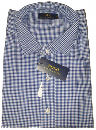 Polo Ralph Lauren TC6W Long Sleeve Shirt Navy/White - Motleys gekke apriluitverkoop - 
