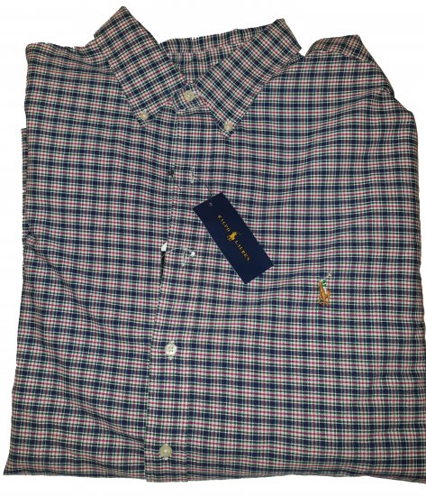Polo Ralph Lauren TC6M Shirt Navy/Pink - Motleys gekke apriluitverkoop - 