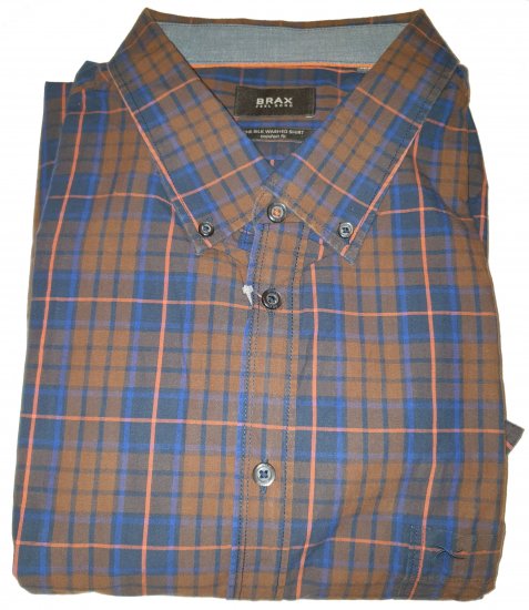 Brax 881016 Shirt Brown - Motleys gekke apriluitverkoop - 