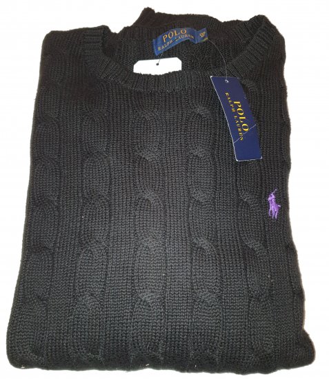 Ralph Lauren T15V Sweater Black - Motleys gekke apriluitverkoop - 