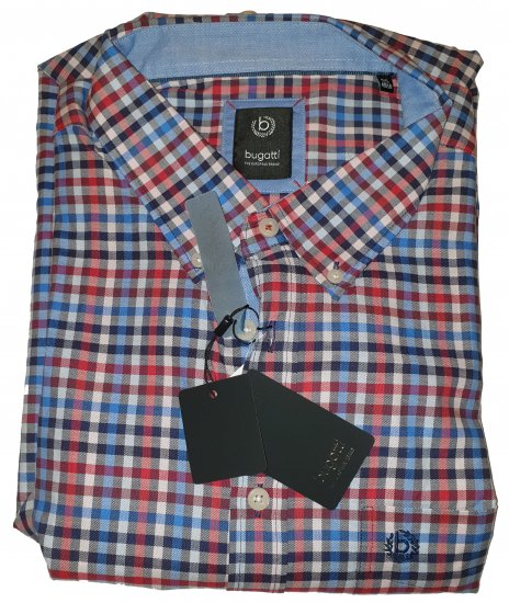 Bugatti 78324 Short Sleeve Shirt - Motleys gekke apriluitverkoop - 