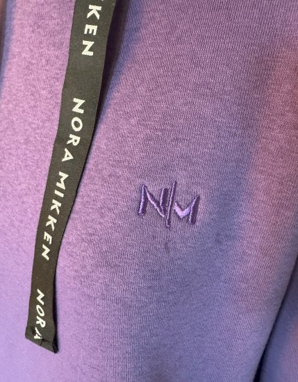 Nora Mikken KRISTINA Long Hoodie Purple - Sweaters & hoodies - 