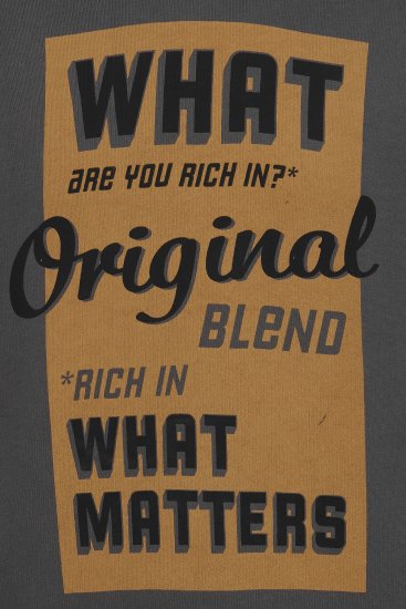 Blend Hoodie 4285 Asphalt Grey - Sweaters & hoodies - Sweaters & Hoodies Grote Maten Heren