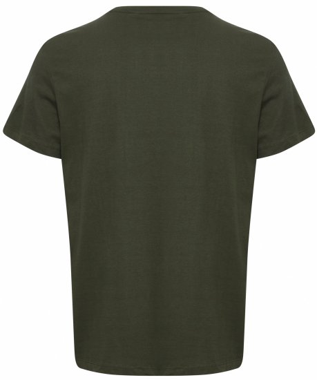 Blend 4795 T-Shirt Forest Night Green - T-shirts - Grote Maten T-shirts Heren