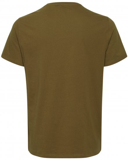 Blend 4811 T-Shirt Military Olive - T-shirts - Grote Maten T-shirts Heren